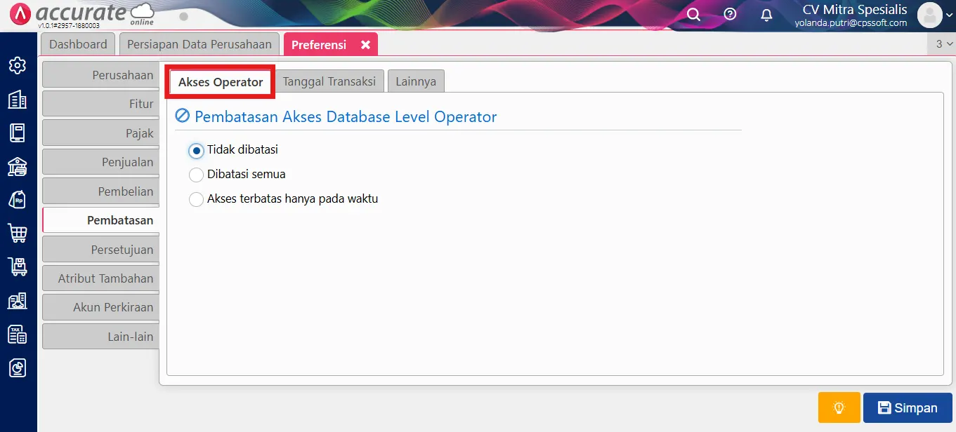 cara membuka fitur pembatasan